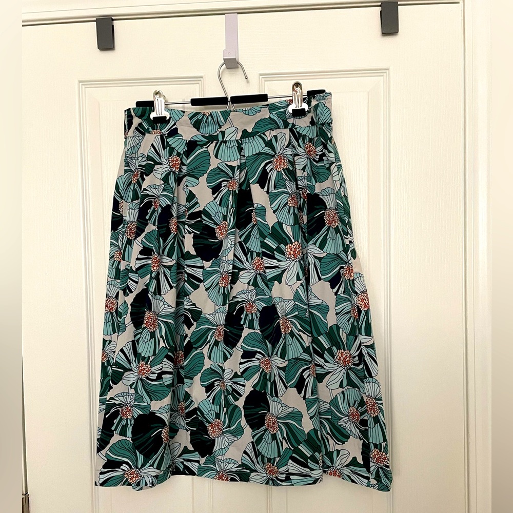 LOFT outlet floral midi skirt
